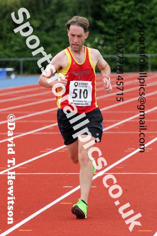 North Eastern 10000 metres, 2021 North Eastern Champs., Shildon. Photo: David T. Hewitson/Sports for All Pics